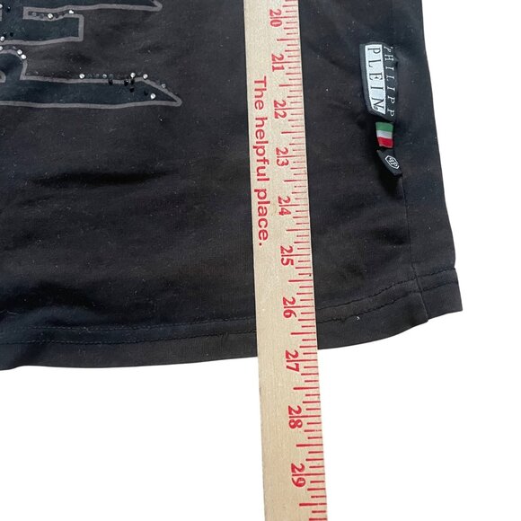 Philipp Plein Brown Platinum Cut Skull Graphic T-Shirt S - Picture 3 of 9